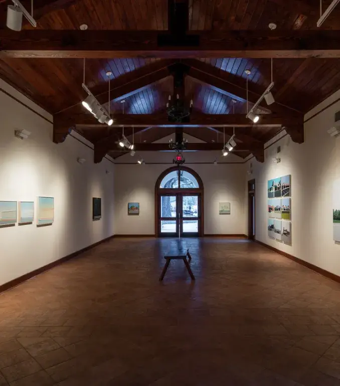 East room of the Crisp-Ellert Art Museum 