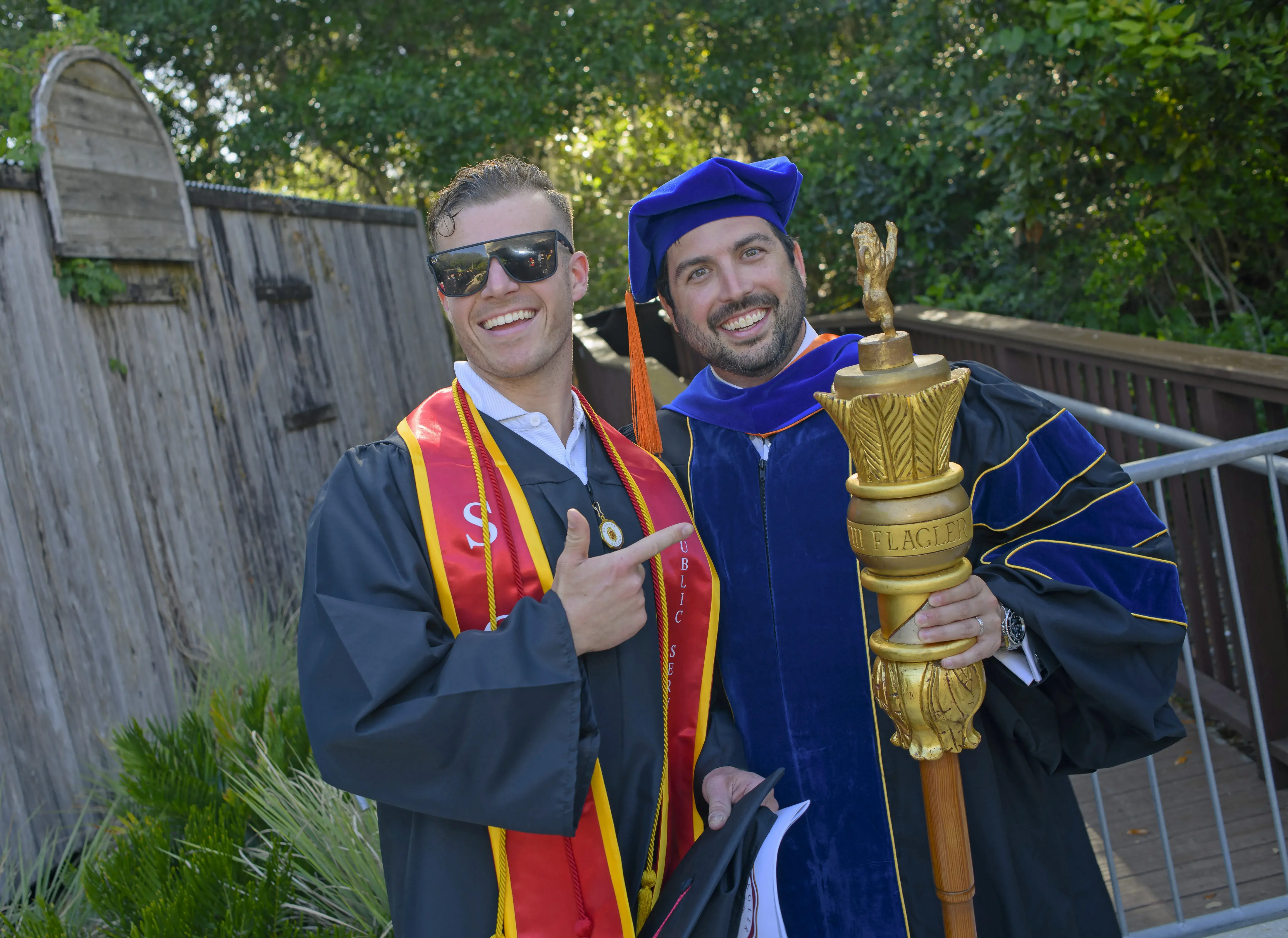 Shane and Behl at Commencement